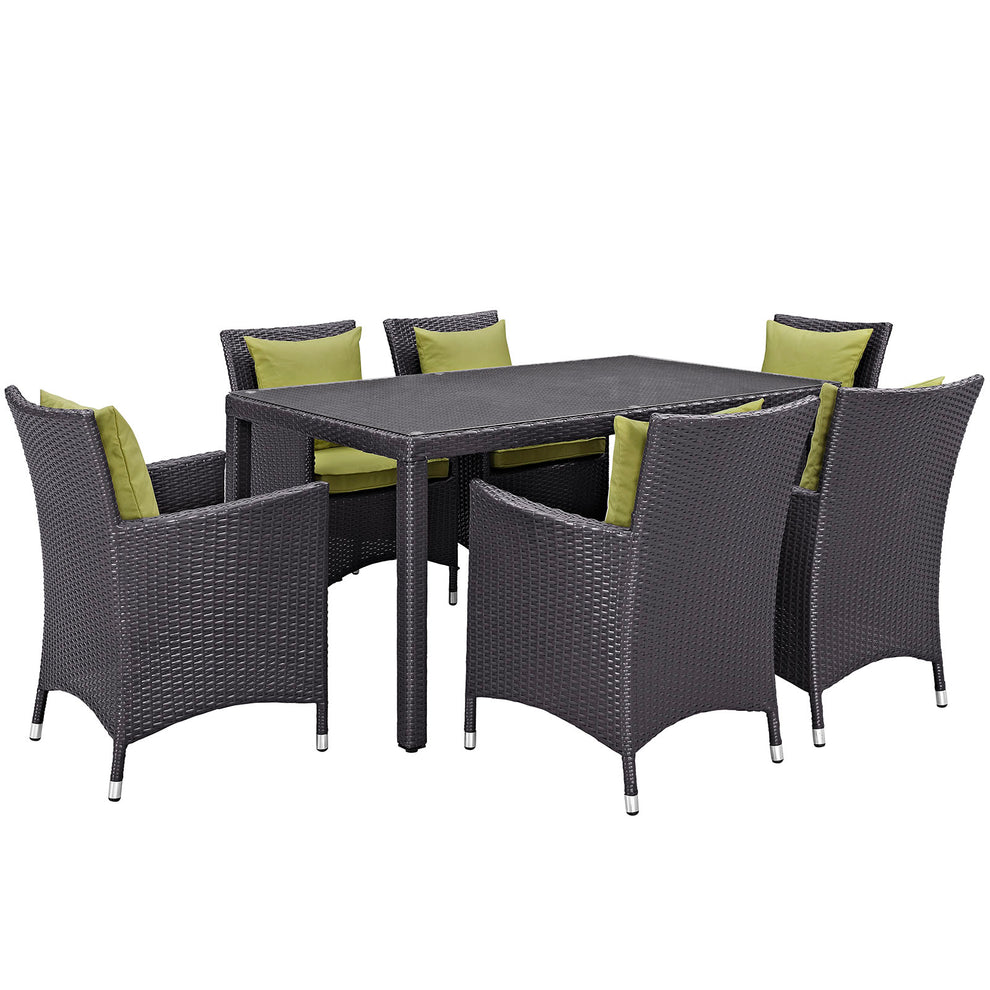 Modway Convene 7 Piece Outdoor Patio Dining Set - EEI-2241 - EEI-2241 | Outdoor Dining Sets | Modishstore - 4