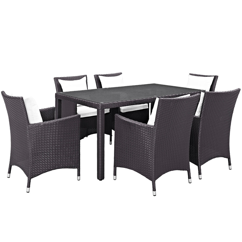 Modway Convene 7 Piece Outdoor Patio Dining Set - EEI-2241 - EEI-2241 | Outdoor Dining Sets | Modishstore - 1