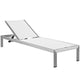 Modway Shore Outdoor Patio Aluminum Mesh Chaise | Outdoor Recliners & Lounge Chairs | Modishstore-14