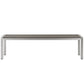 Modway Shore Outdoor Patio Aluminum Bench - Silver Gray | Stools & Benches | Modishstore-3