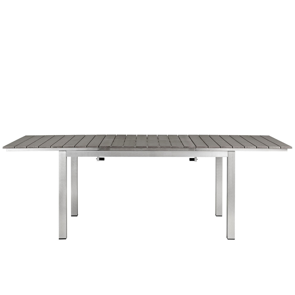 Modway Shore Outdoor Patio Wood Dining Table - Silver Gray - EEI-2257 | Dining Tables | Modishstore - 6