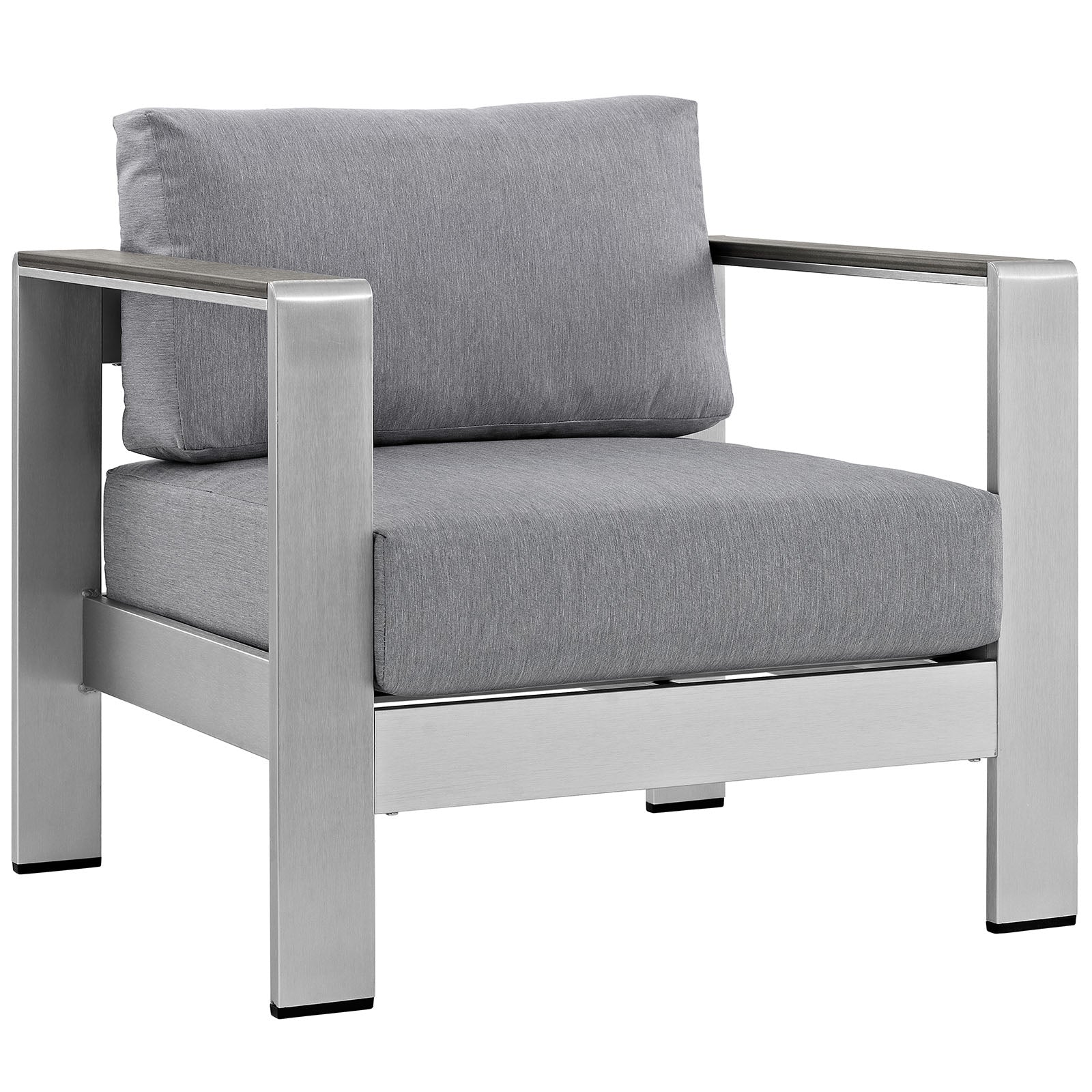 Modway Shore Outdoor Patio Aluminum Armchair | Armchairs | Modishstore-19