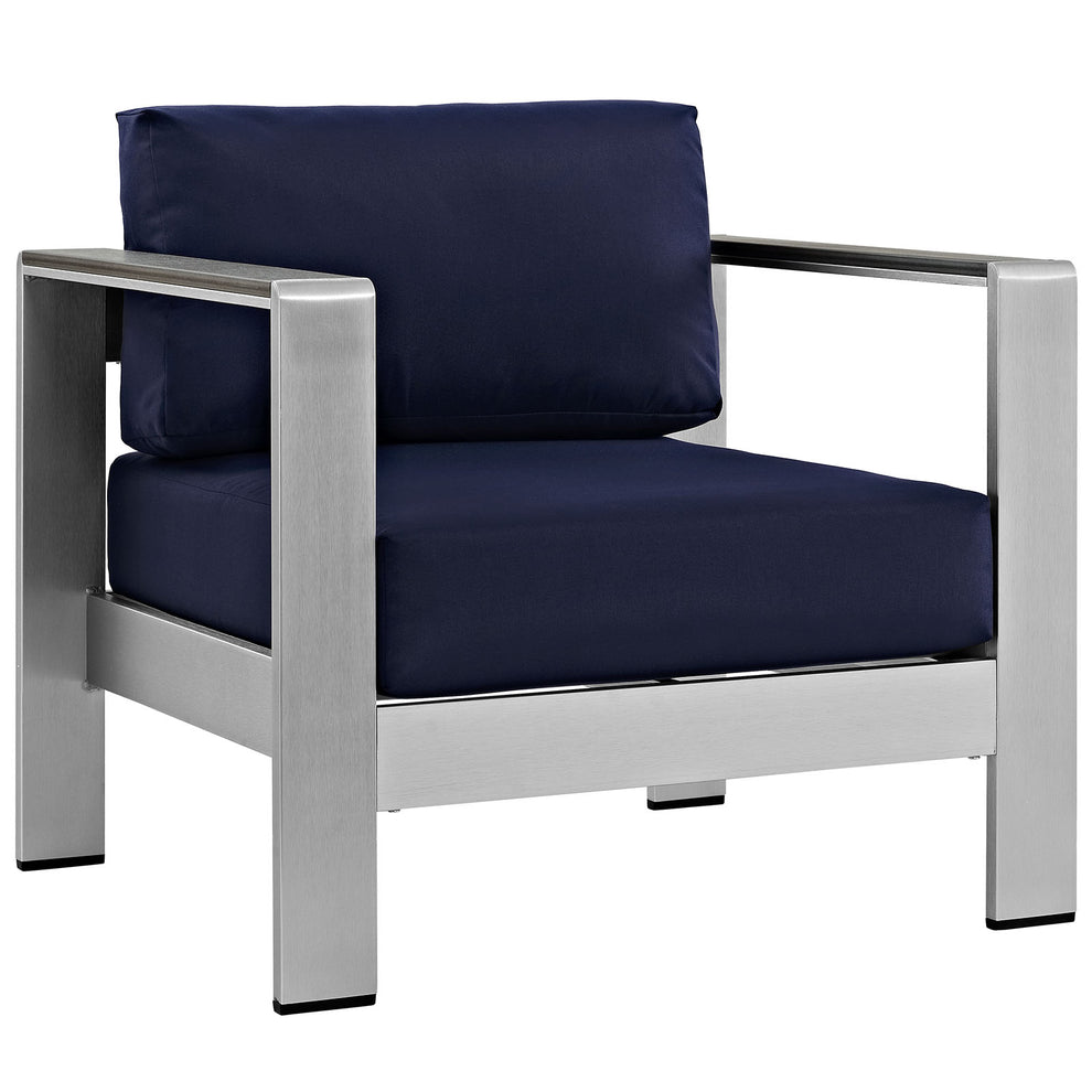 Modway Shore Outdoor Patio Aluminum Armchair - EEI-2266 | Armchairs | Modishstore - 2