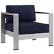Modway Shore Outdoor Patio Aluminum Armchair | Armchairs | Modishstore-18