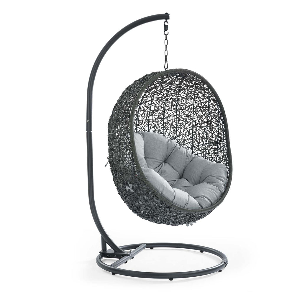 Modway Hide Outdoor Patio Swing Chair With Stand - EEI-2273 | Outdoor Porch Swings | Modishstore - 18