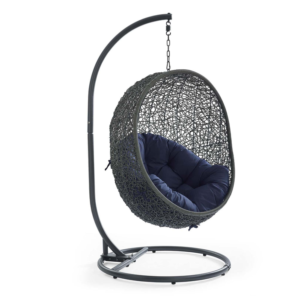 Modway Hide Outdoor Patio Swing Chair With Stand - EEI-2273 | Outdoor Porch Swings | Modishstore - 6