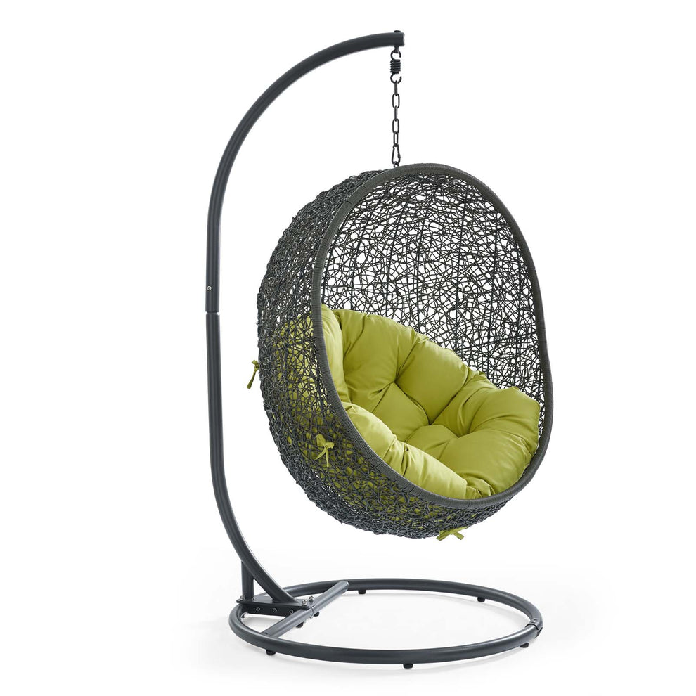 Modway Hide Outdoor Patio Swing Chair With Stand - EEI-2273 | Outdoor Porch Swings | Modishstore - 3
