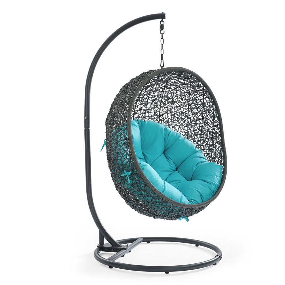 Modway Hide Outdoor Patio Swing Chair With Stand - EEI-2273 | Outdoor Porch Swings | Modishstore - 16