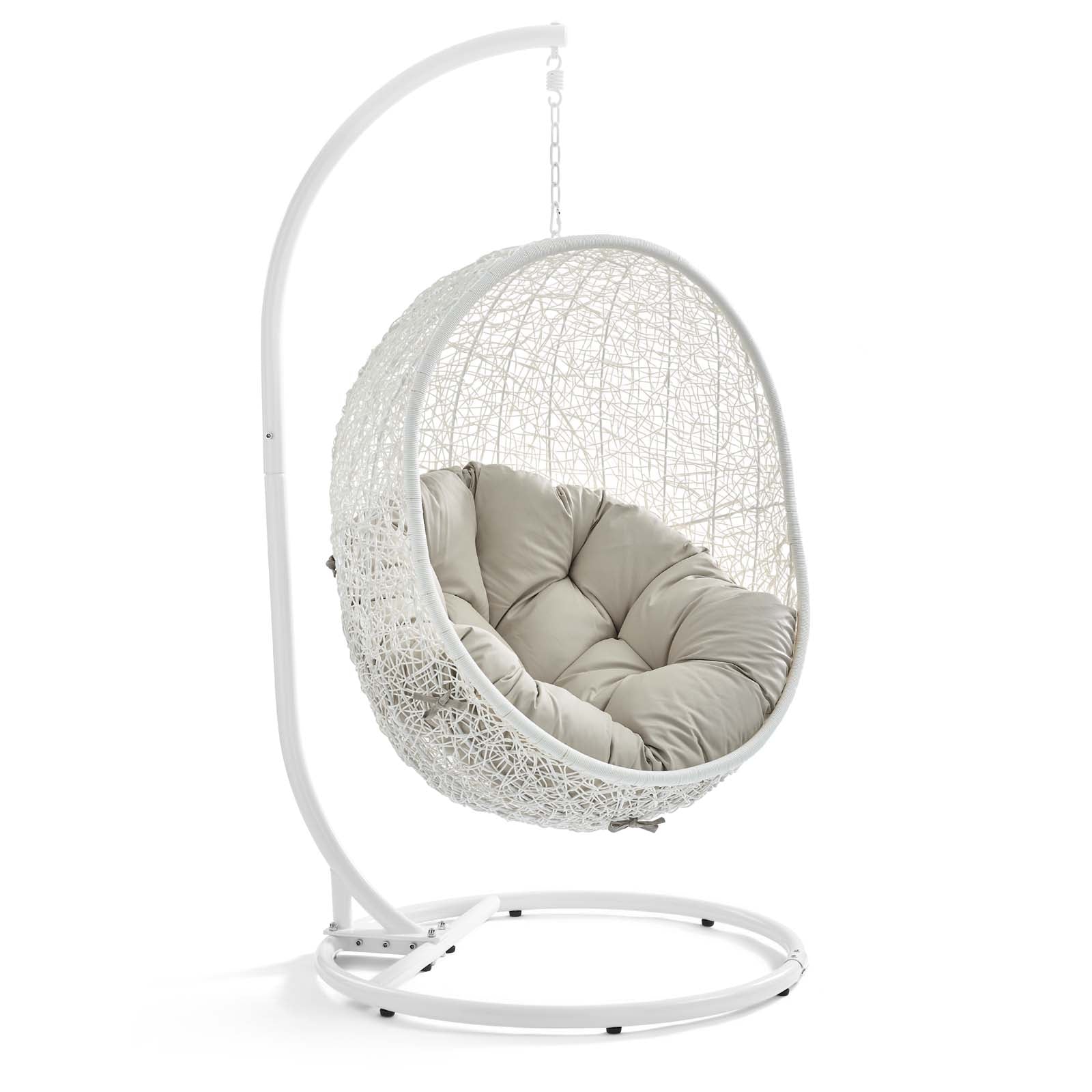 Modway Hide Outdoor Patio Swing Chair With Stand EEI2273 Modish Store