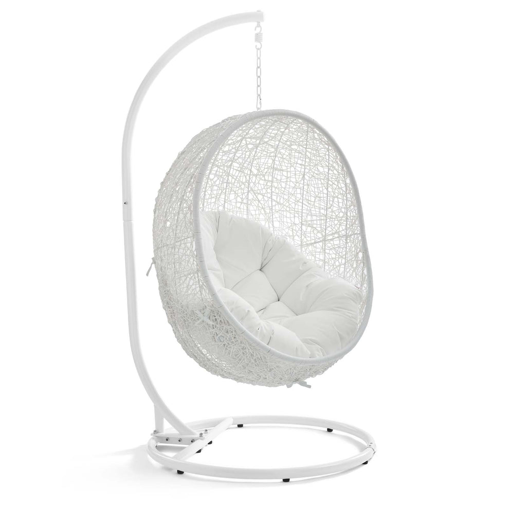 Modway Hide Outdoor Patio Swing Chair With Stand - EEI-2273 | Outdoor Porch Swings | Modishstore - 1