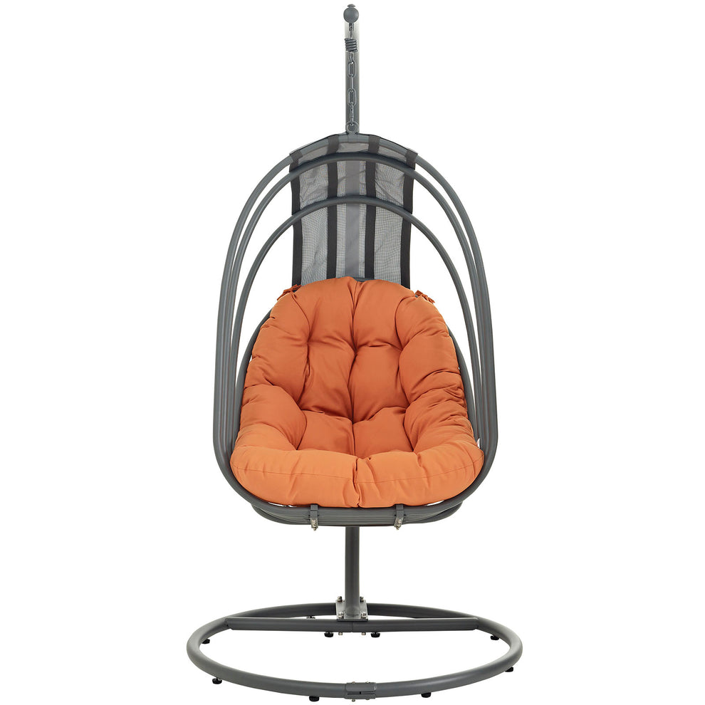 Whisk Outdoor Patio  Swing Chair With Stand By Modway - EEI-2275 | Outdoor Porch Swings | Modishstore - 3