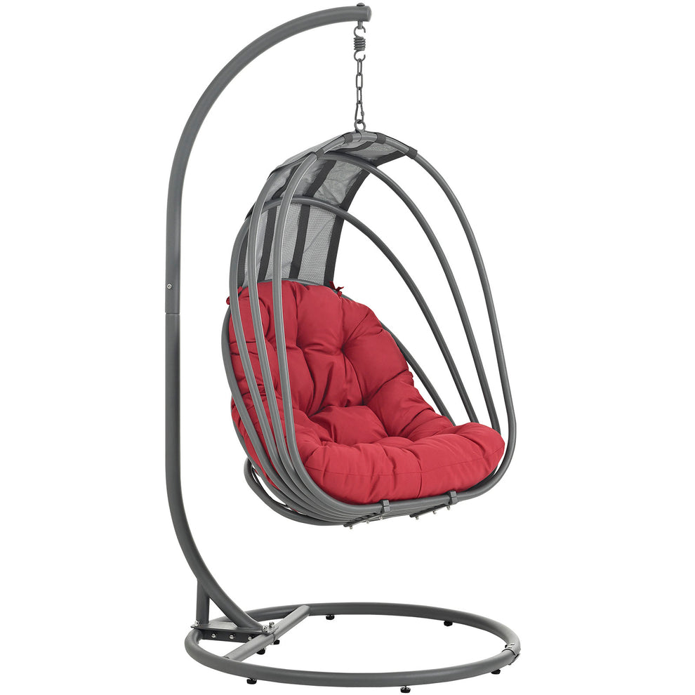 Whisk Outdoor Patio  Swing Chair With Stand By Modway - EEI-2275 | Outdoor Porch Swings | Modishstore - 10