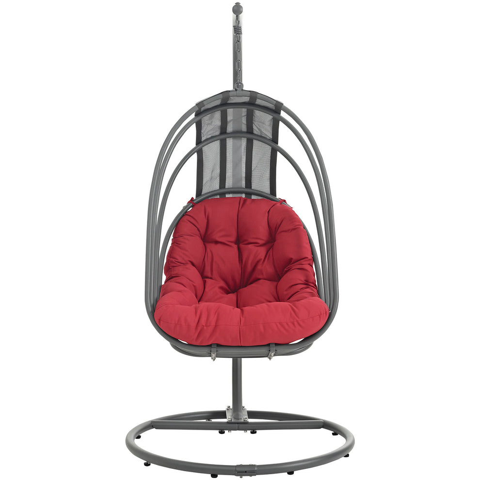 Whisk Outdoor Patio  Swing Chair With Stand By Modway - EEI-2275 | Outdoor Porch Swings | Modishstore - 11