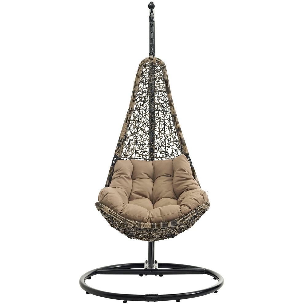 Modway Abate Outdoor Patio Swing Chair With Stand - EEI-2276 | Outdoor Porch Swings | Modishstore - 3