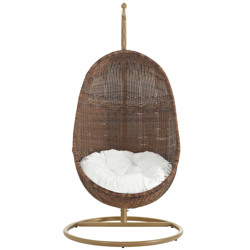 Bean Outdoor Patio Wood Swing Chair With Stand By Modway - EEI-2277 | Outdoor Patio Daybed | Modishstore - 3