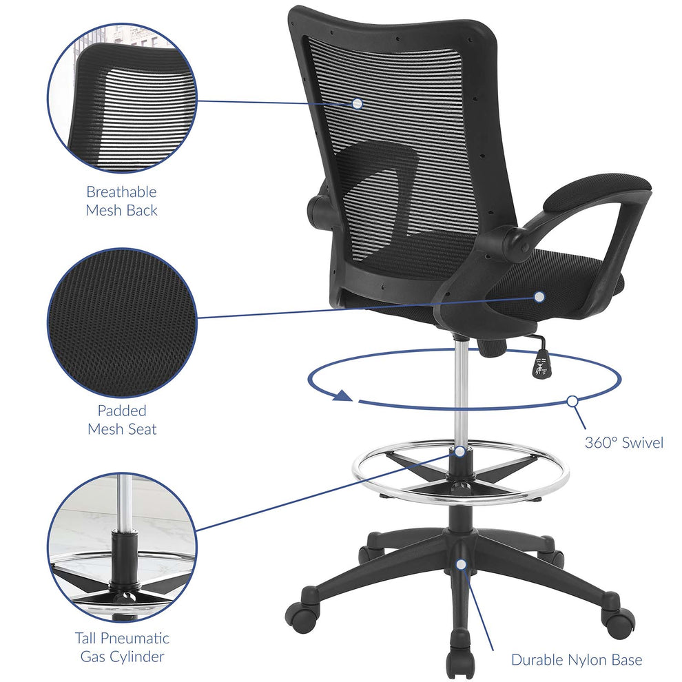 Project Drafting Chair By Modway - EEI-2287 | Office Chairs | Modishstore - 5