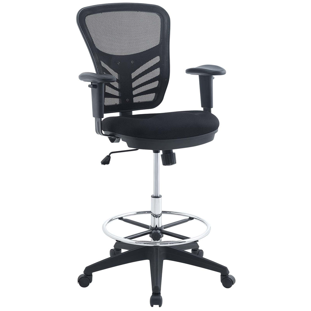 Modway Articulate Drafting Chair - Black - EEI-2289 | Office Chairs | Modishstore - 2