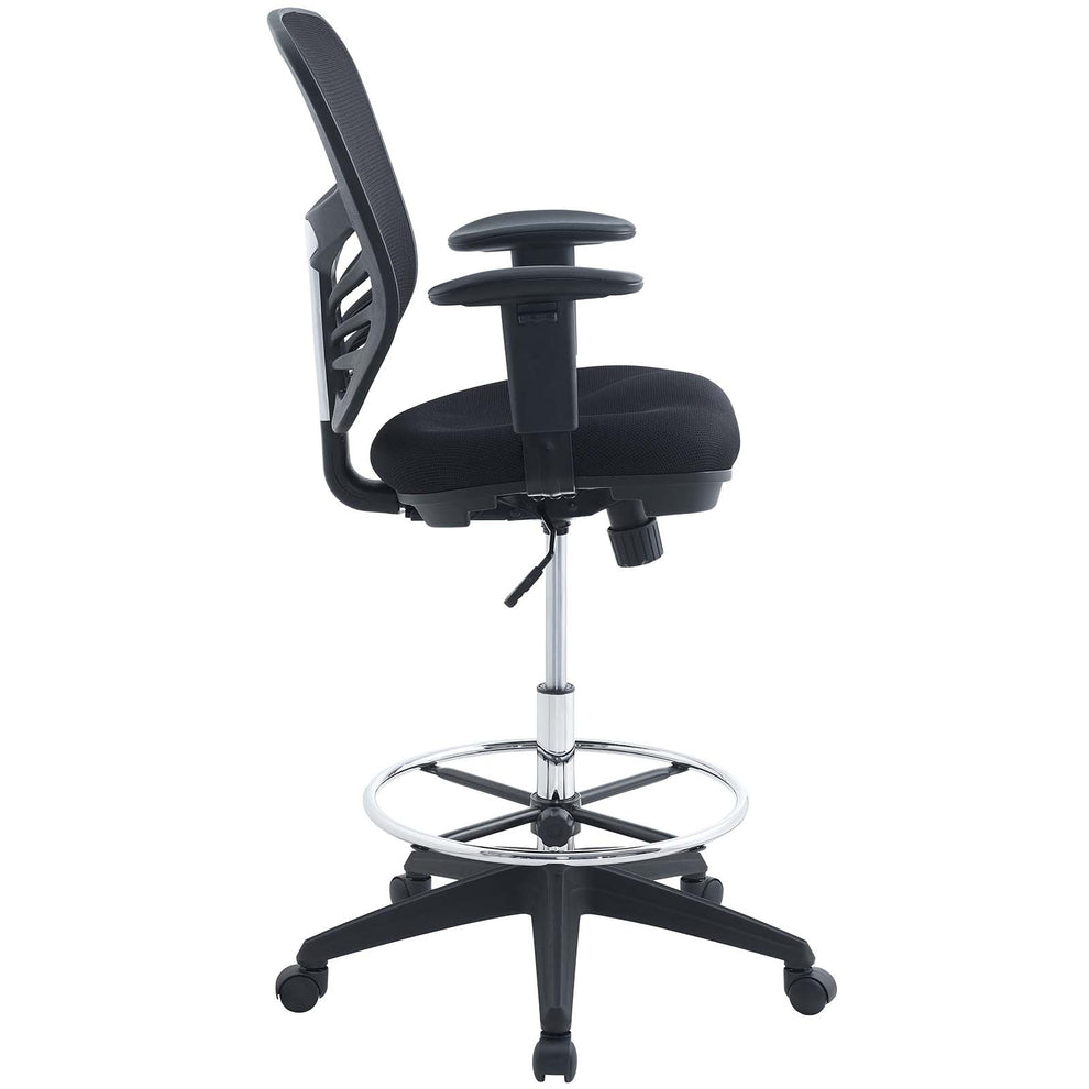 Modway Articulate Drafting Chair - Black - EEI-2289 | Office Chairs | Modishstore - 7