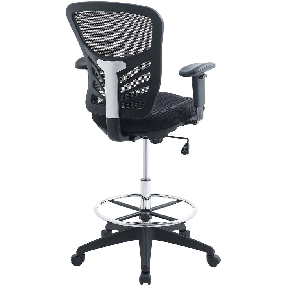 Modway Articulate Drafting Chair - Black - EEI-2289 | Office Chairs | Modishstore - 6