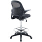 Modway Advance Drafting Chair - Black | Office Chairs | Modishstore-3