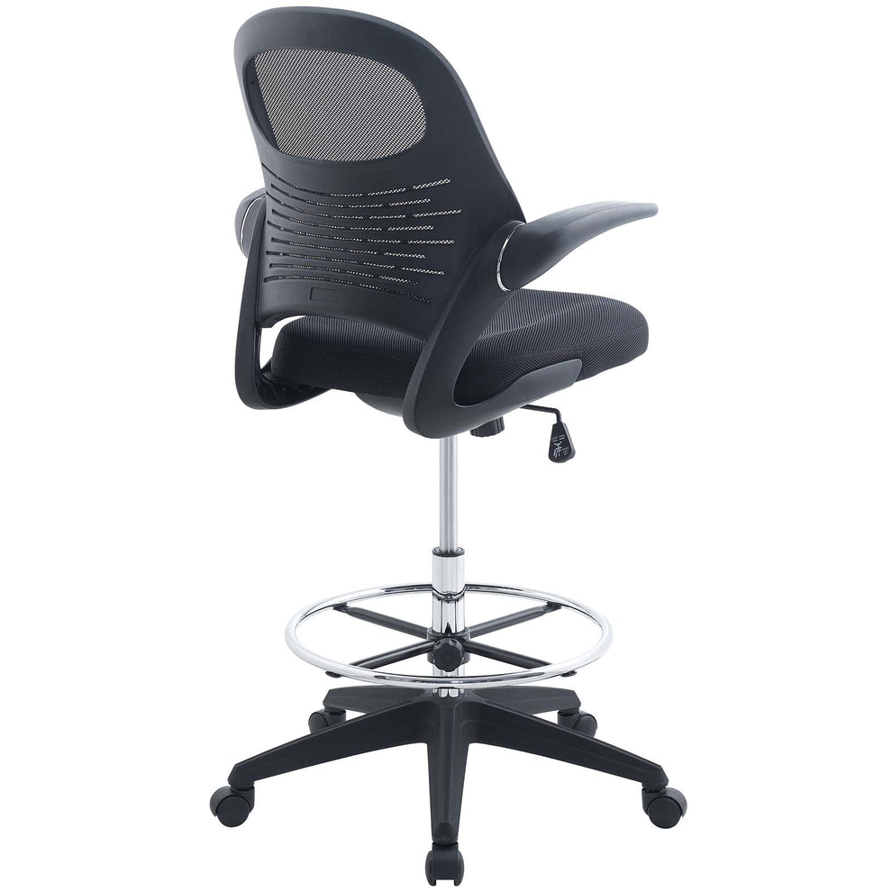 Modway Advance Drafting Chair - Black - EEI-2290 | Office Chairs | Modishstore - 3