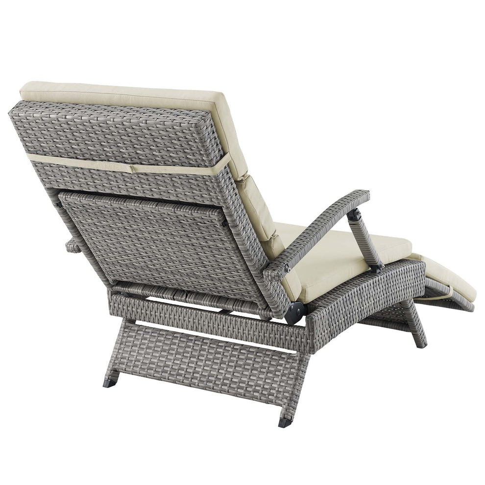 Modway Envisage Chaise Outdoor Patio Wicker Rattan Lounge Chair - EEI-2301 | Outdoor Chaise Lounges | Modishstore - 36