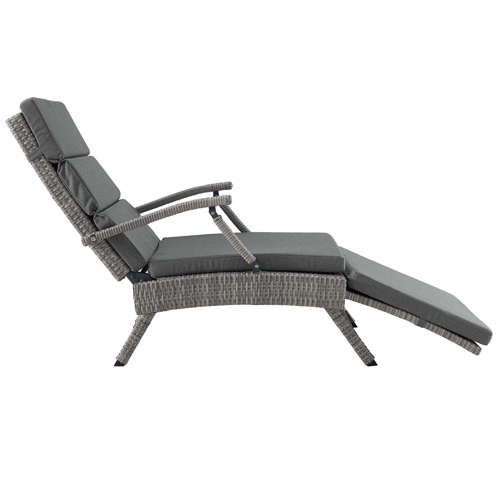 Modway Envisage Chaise Outdoor Patio Wicker Rattan Lounge Chair | Lounge Chairs | Modishstore-33