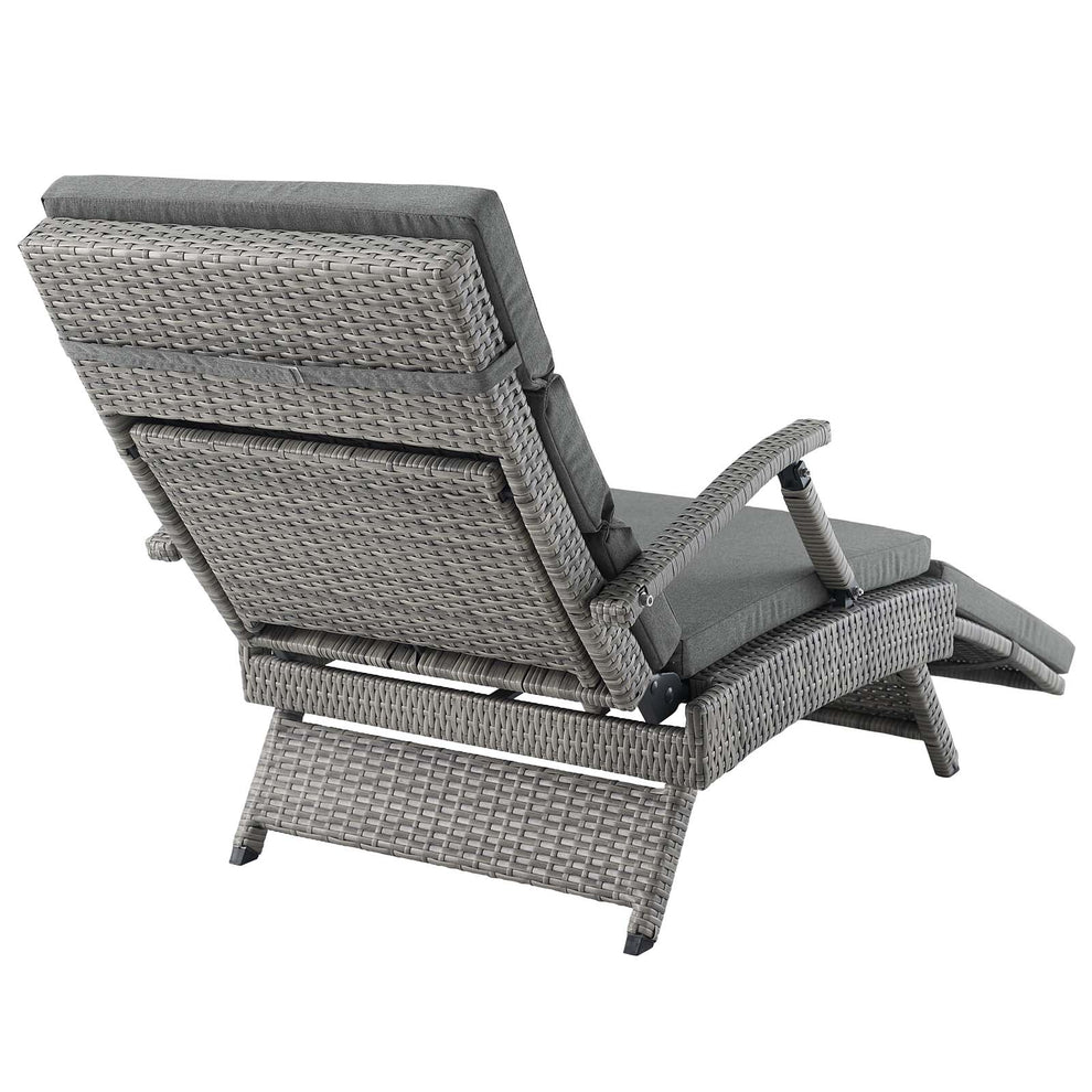 Modway Envisage Chaise Outdoor Patio Wicker Rattan Lounge Chair - EEI-2301 | Outdoor Chaise Lounges | Modishstore - 39