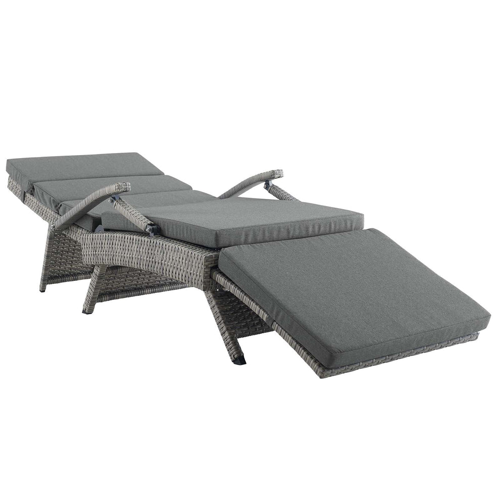 Modway Envisage Chaise Outdoor Patio Wicker Rattan Lounge Chair - EEI-2301 | Outdoor Chaise Lounges | Modishstore - 52