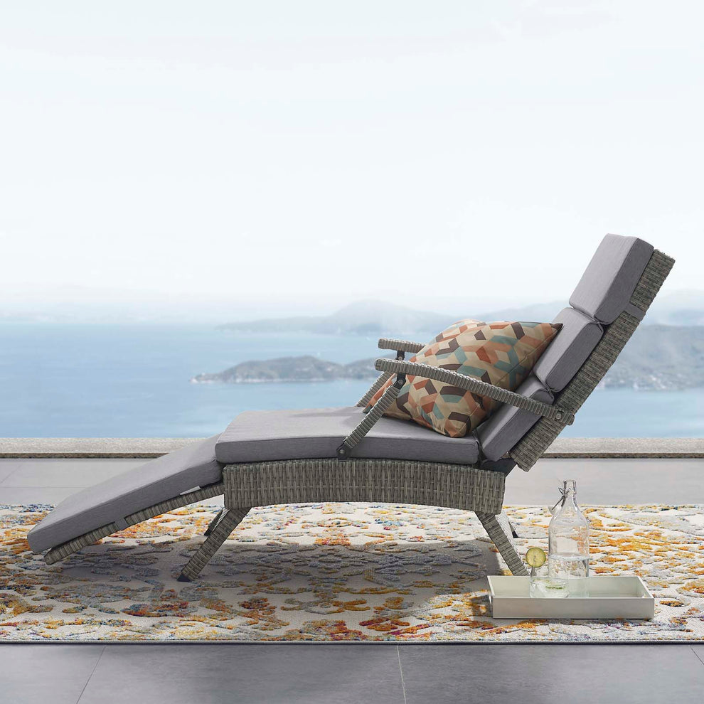 Modway Envisage Chaise Outdoor Patio Wicker Rattan Lounge Chair - EEI-2301 | Outdoor Chaise Lounges | Modishstore - 12