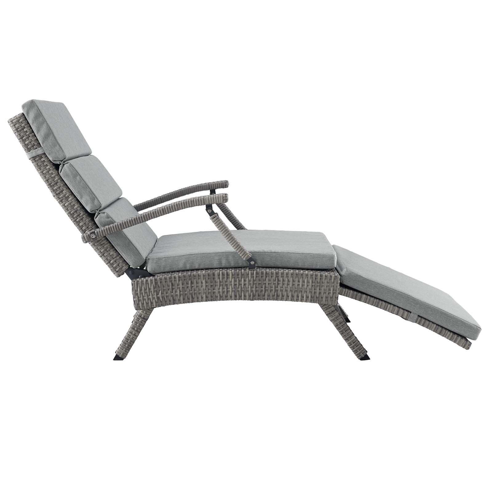 Modway Envisage Chaise Outdoor Patio Wicker Rattan Lounge Chair | Lounge Chairs | Modishstore-34