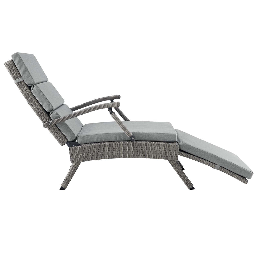 Modway Envisage Chaise Outdoor Patio Wicker Rattan Lounge Chair - EEI-2301 | Outdoor Chaise Lounges | Modishstore - 34