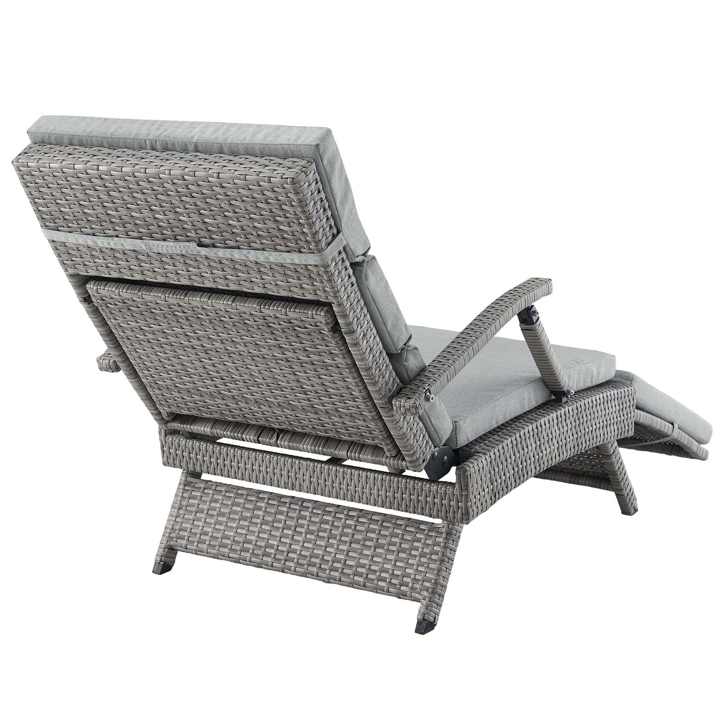 Modway Envisage Chaise Outdoor Patio Wicker Rattan Lounge Chair | Lounge Chairs | Modishstore-38
