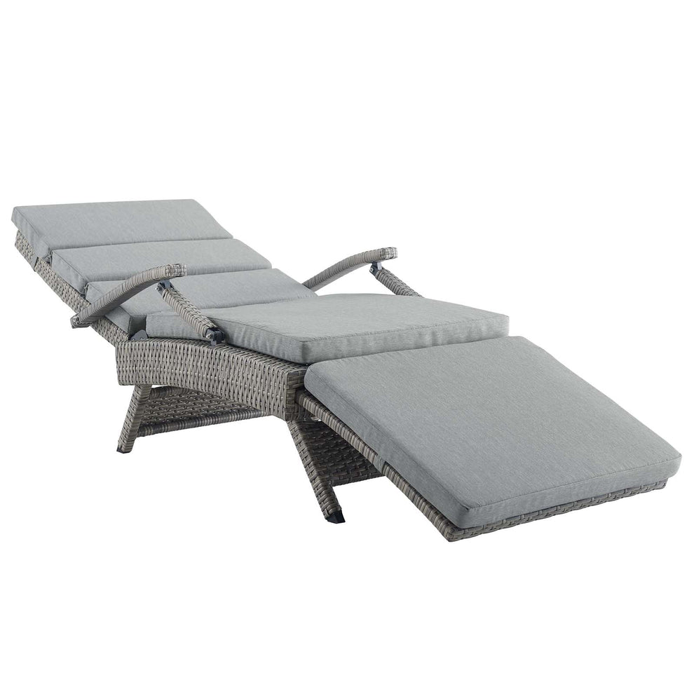 Modway Envisage Chaise Outdoor Patio Wicker Rattan Lounge Chair - EEI-2301 | Outdoor Chaise Lounges | Modishstore - 46
