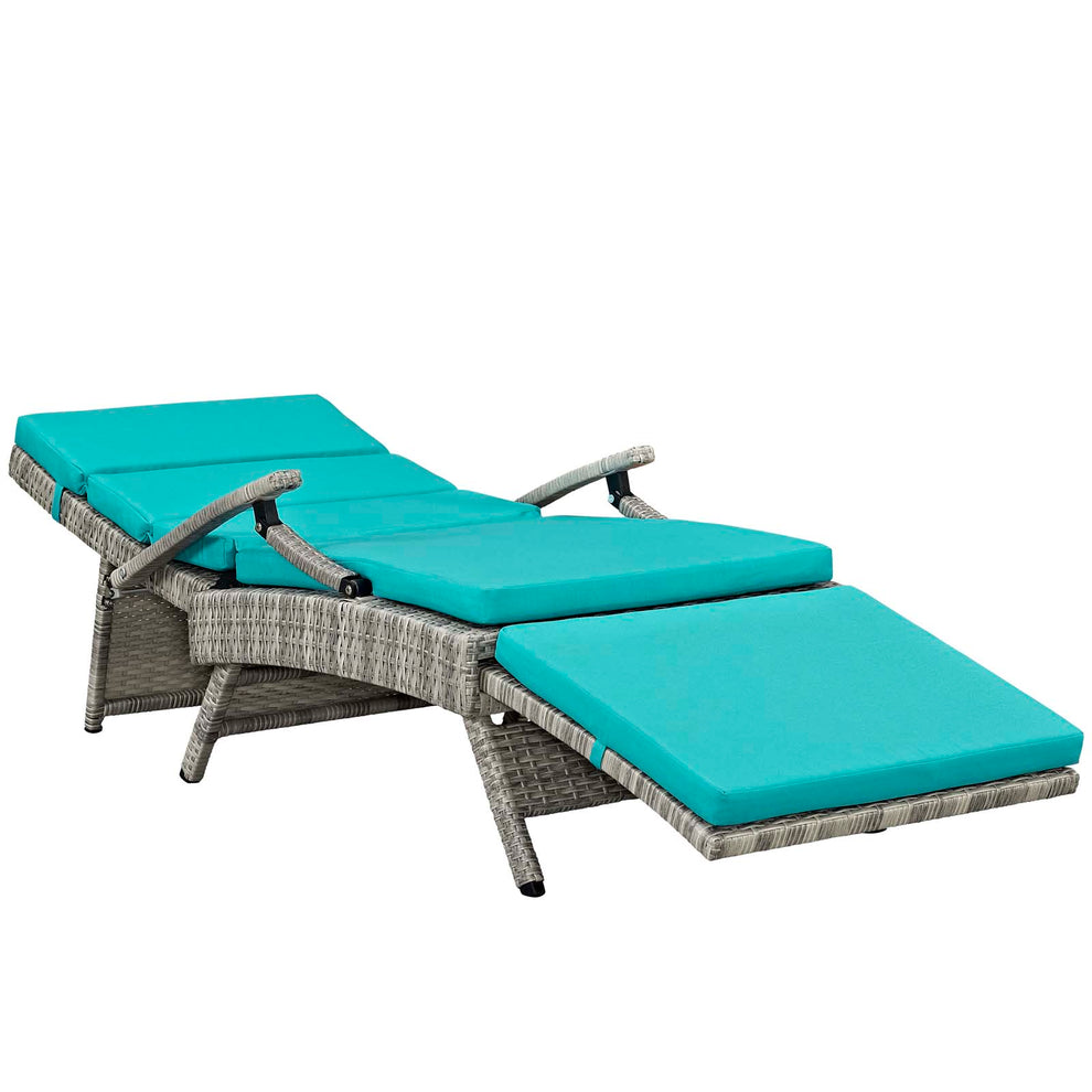 Modway Envisage Chaise Outdoor Patio Wicker Rattan Lounge Chair - EEI-2301 | Outdoor Chaise Lounges | Modishstore - 22