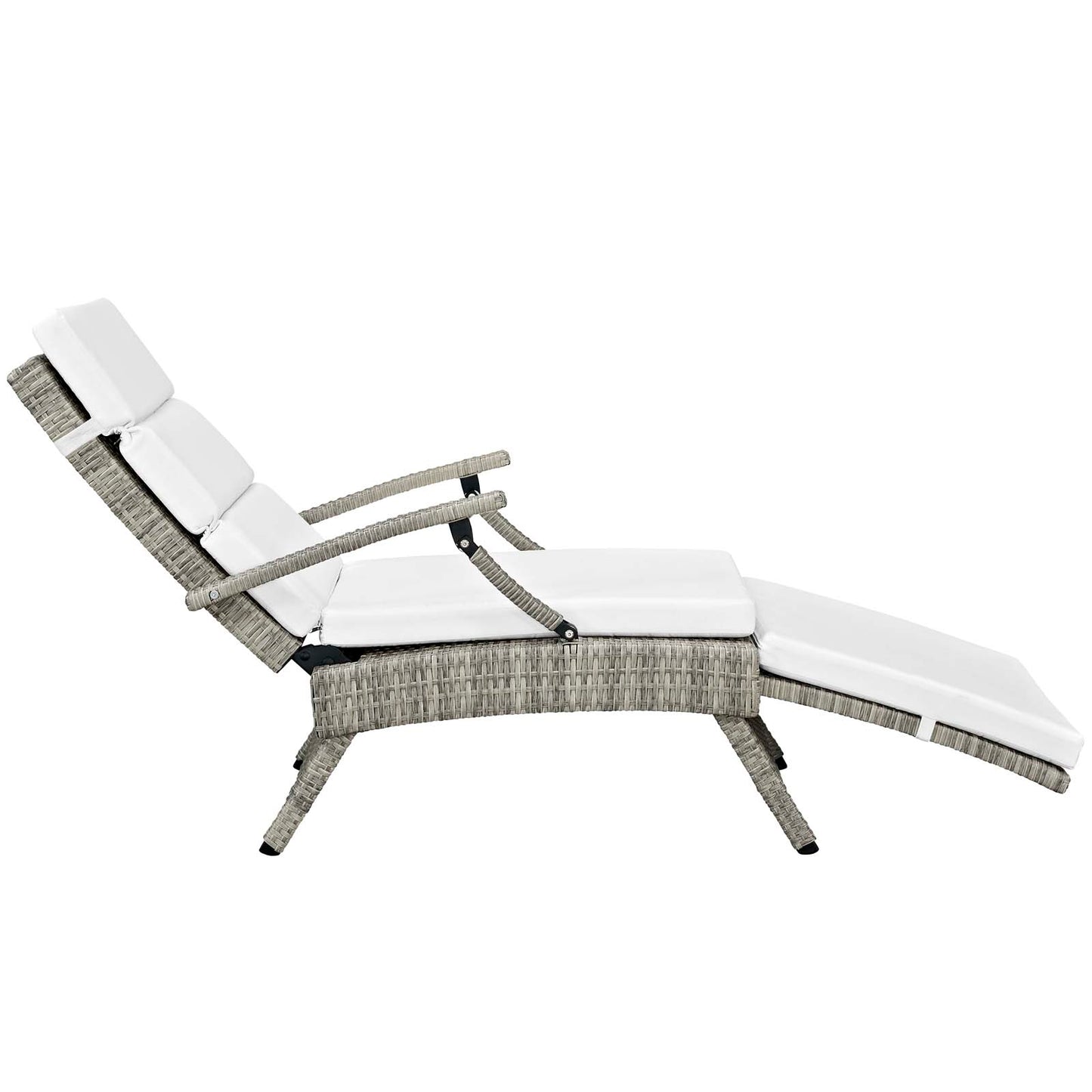 Modway Envisage Chaise Outdoor Patio Wicker Rattan Lounge Chair | Lounge Chairs | Modishstore-32