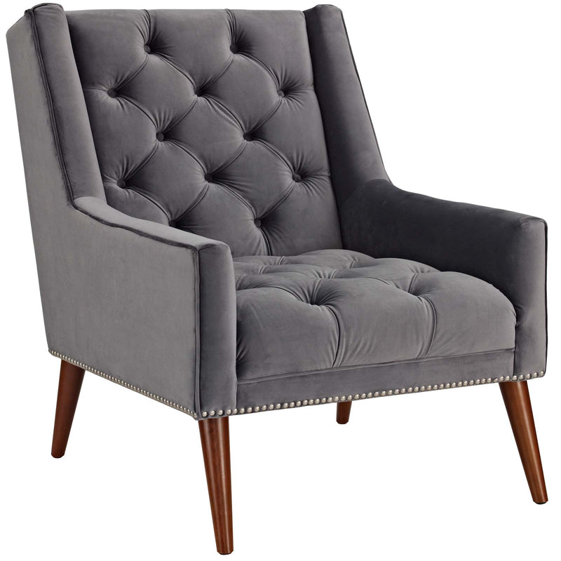 Peruse Velvet Armchair By Modway - EEI-2306 | Armchairs | Modishstore - 7