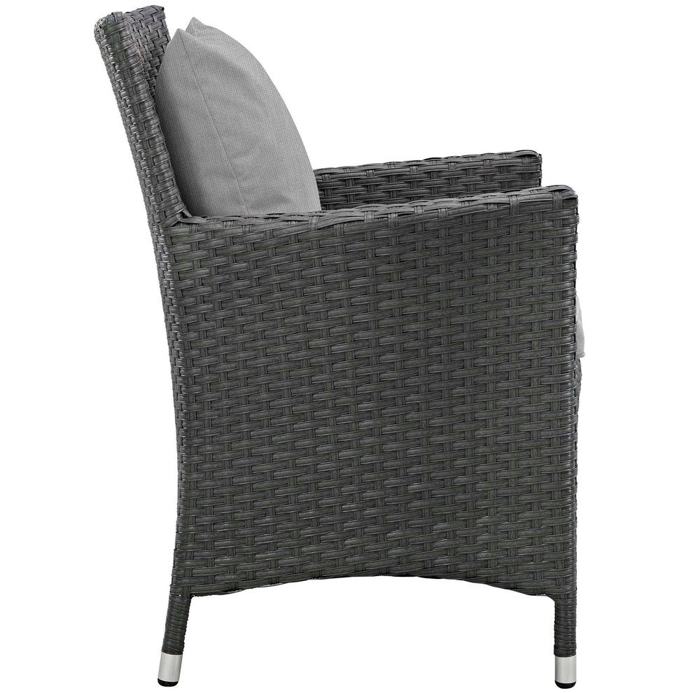 Modway Sojourn 9 Piece Outdoor Patio Sunbrella Dining Set - EEI-2309 | Outdoor Dining Sets | Modishstore - 3