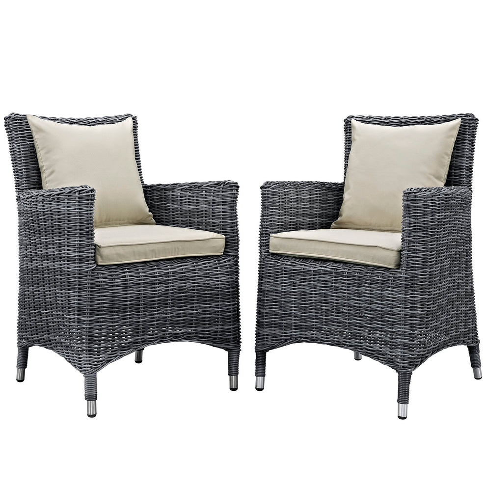 Modway Summon 2 Piece Outdoor Patio Sunbrella Dining Set - EEI-2313 | Outdoor Chairs | Modishstore - 8