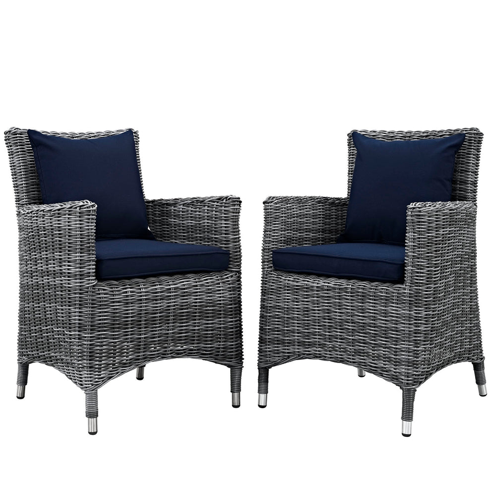 Modway Summon 2 Piece Outdoor Patio Sunbrella Dining Set - EEI-2313 | Outdoor Chairs | Modishstore - 7