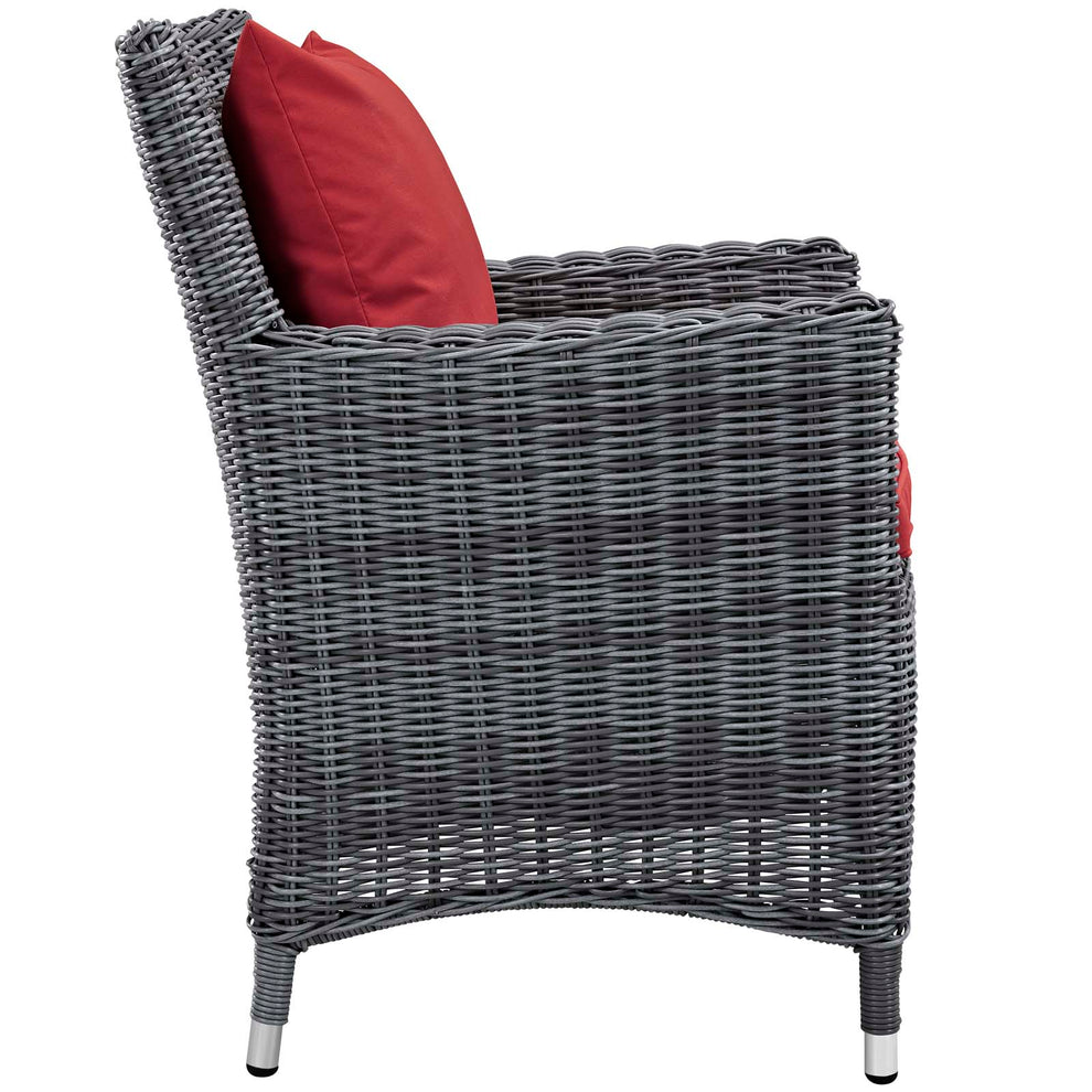 Modway Summon 2 Piece Outdoor Patio Sunbrella Dining Set - EEI-2313 | Outdoor Chairs | Modishstore - 5