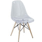 Modway Pyramid Dining Side Chair - Clear - EEI-2315 | Dining Chairs | Modishstore - 4