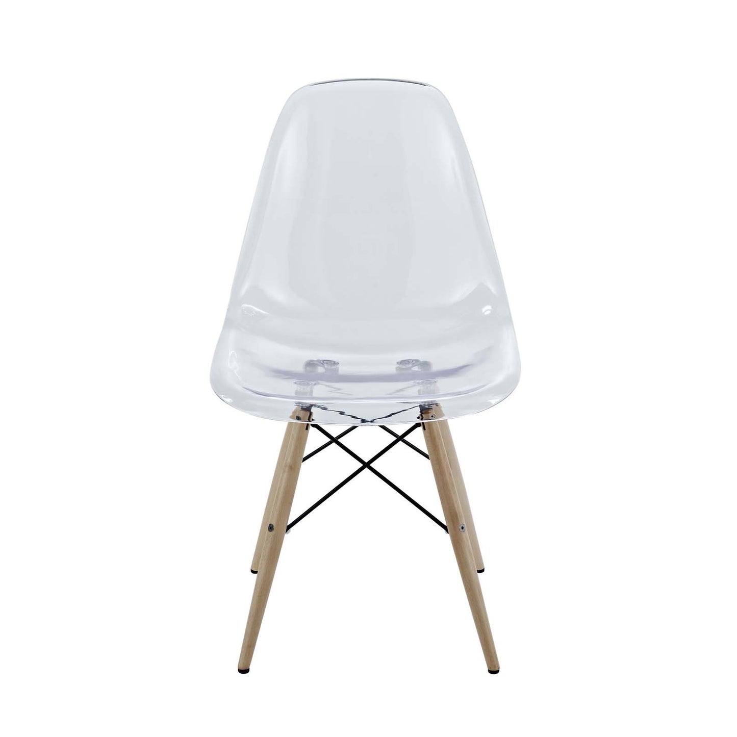 Modway Pyramid Dining Side Chair - Clear | Dining Chairs | Modishstore-2