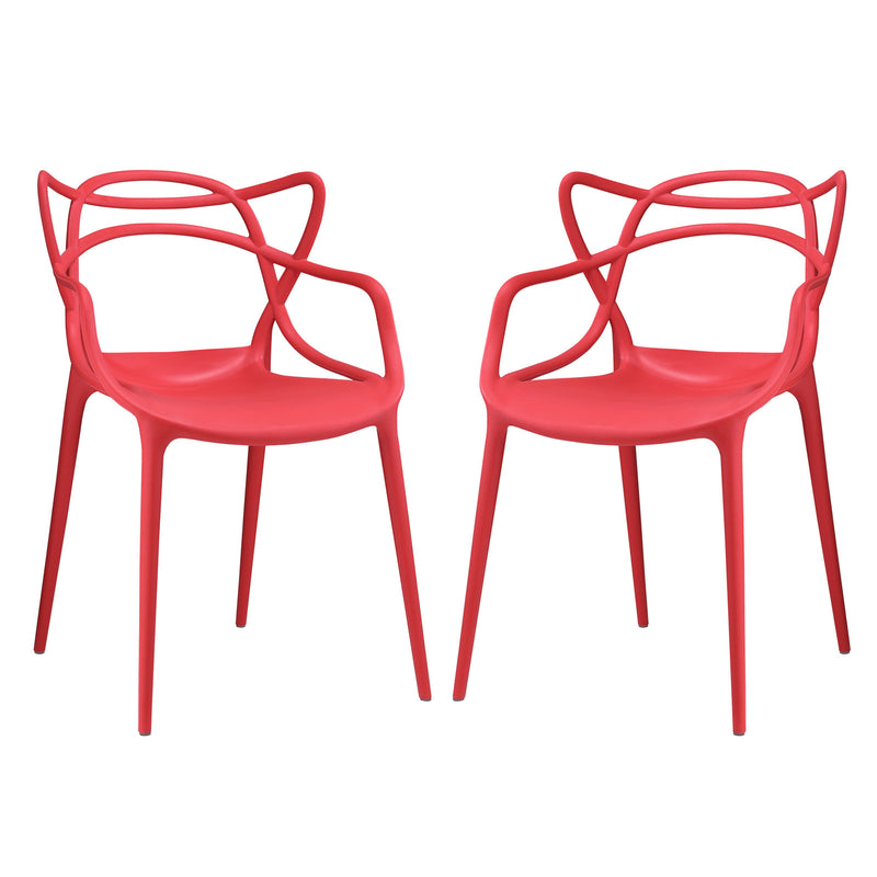 Modway Entangled Dining Set - Set of 2 - EEI-2347 | Dining Chairs | Modishstore - 2