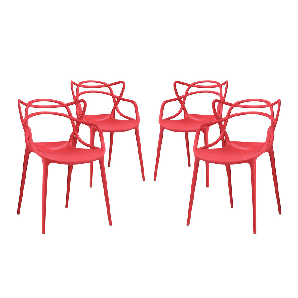 Modway Entangled Dining Set - Set of 4 - EEI-2348 | Dining Chairs | Modishstore - 2