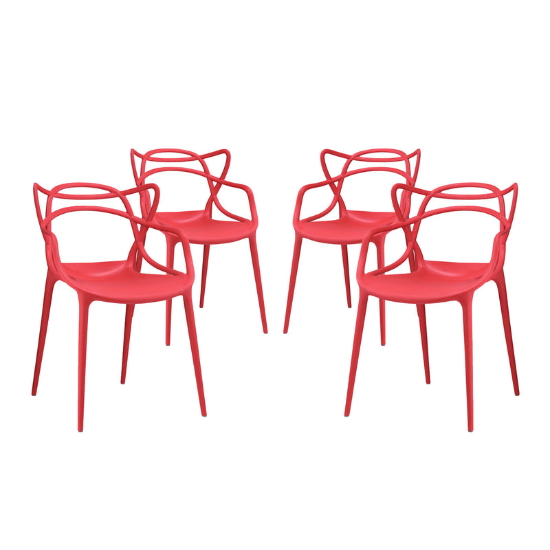 Modway Entangled Dining Set - Set of 4 - EEI-2348 | Dining Chairs | Modishstore - 2