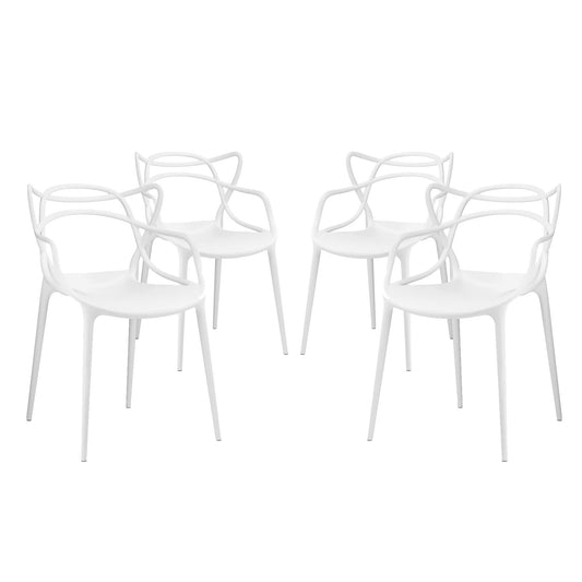 Modway Entangled Dining Set - Set of 4 - EEI-2348 | Dining Chairs | Modishstore - 1