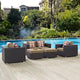 Convene 5 Piece Outdoor Patio Sofa Set By Modway - EEI-2351 | Outdoor Sofas, Loveseats & Sectionals | Modishstore - 5