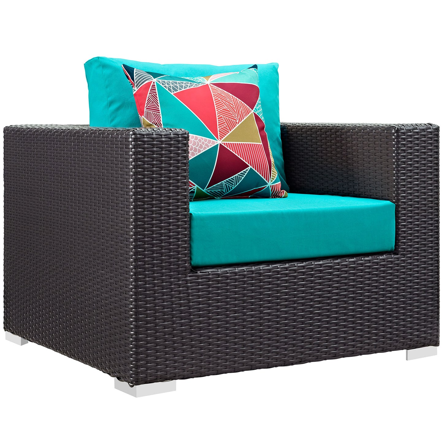 Convene 5 Piece Outdoor Patio Sofa Set By Modway - EEI-2351 | Outdoor Sofas, Loveseats & Sectionals | Modishstore - 27