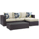 Modway Convene 3 Piece Outdoor Patio Sofa Set | Outdoor Sofas, Loveseats & Sectionals | Modishstore-8